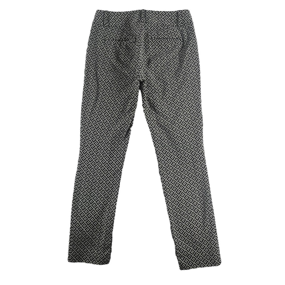 Loft Womens Pants Marisa Skinny with Black and White Design size 0 110673 - Picture 5 of 6